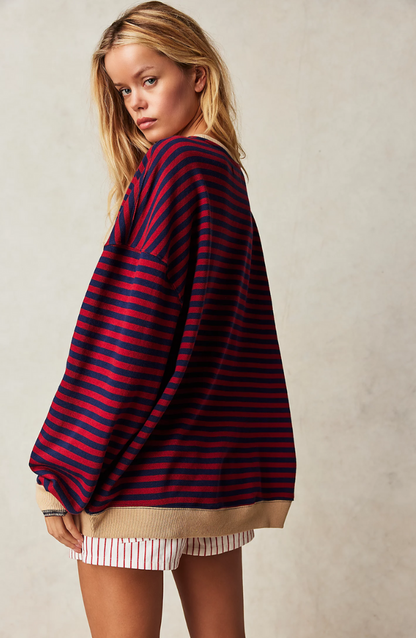 Striped Long Sleeve Sweater