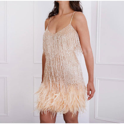 Fitted Full-Length Evening Maxi Dress with Sleeveless for Women