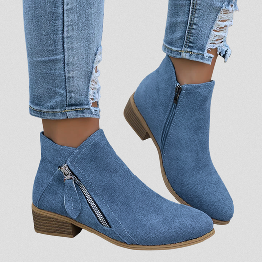 Ankle Boots with Side Zip