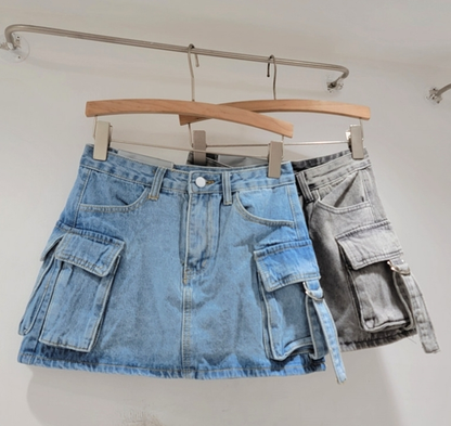 A-Line Denim Skirt for Women