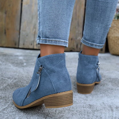 Ankle Boots with Side Zip