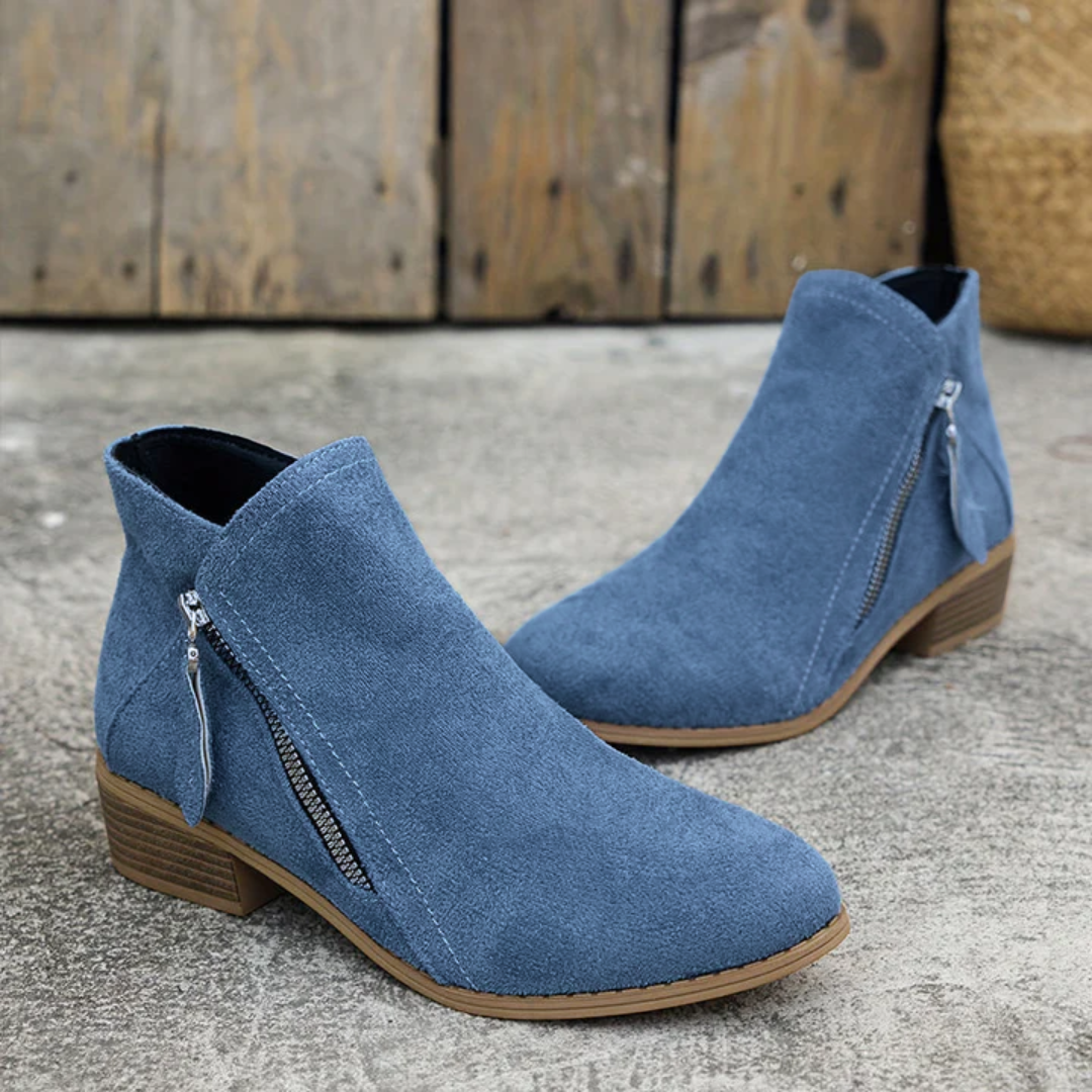 Ankle Boots with Side Zip