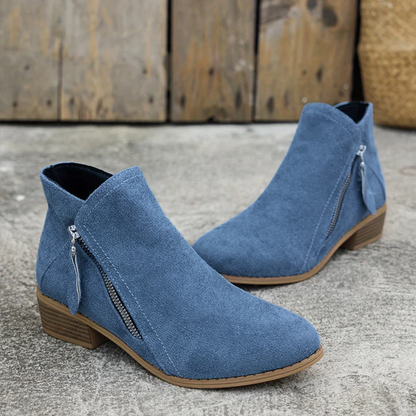Ankle Boots with Side Zip