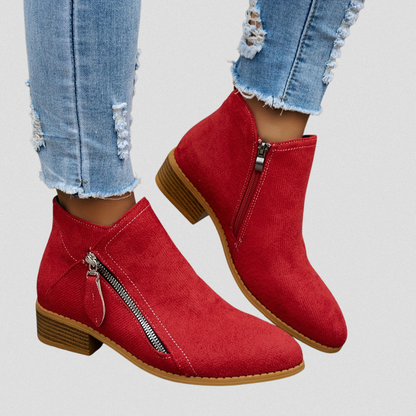 Ankle Boots with Side Zip