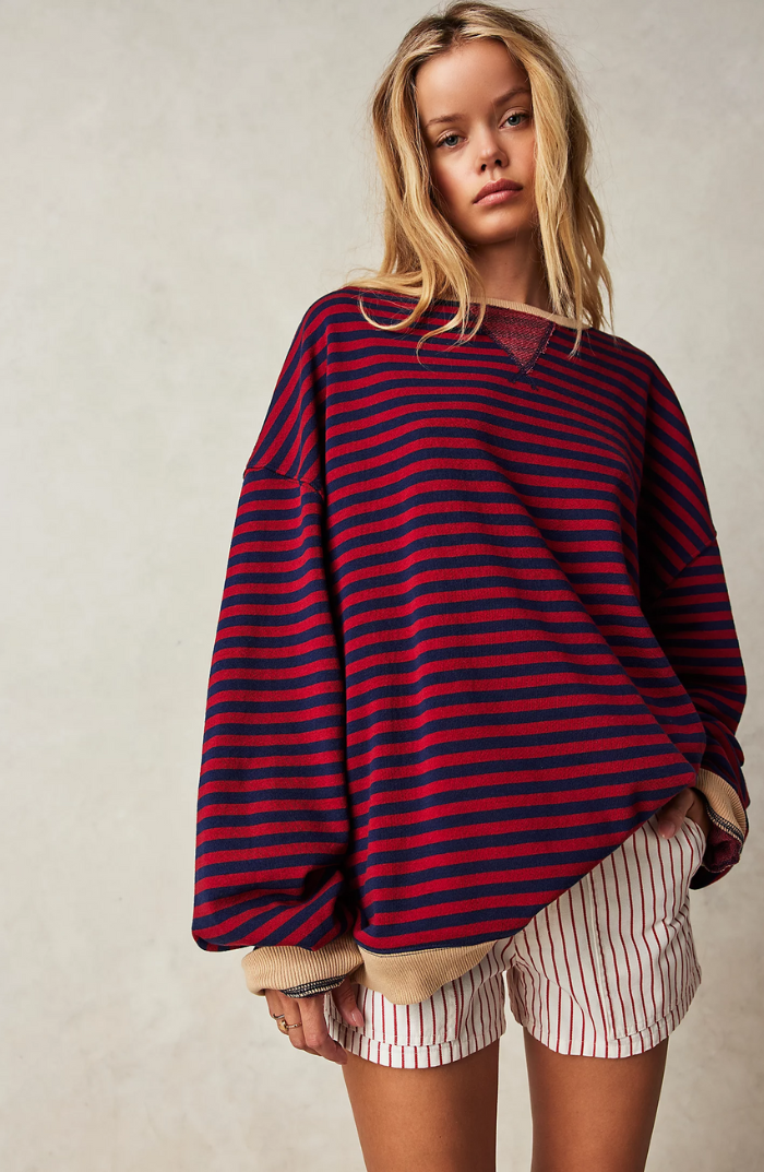 Striped Long Sleeve Sweater
