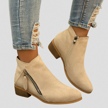 Ankle Boots with Side Zip