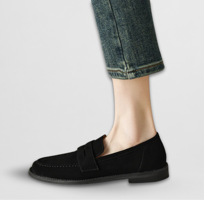 Suede Penny Loafers for Women