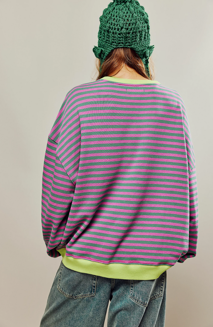 Striped Long Sleeve Sweater