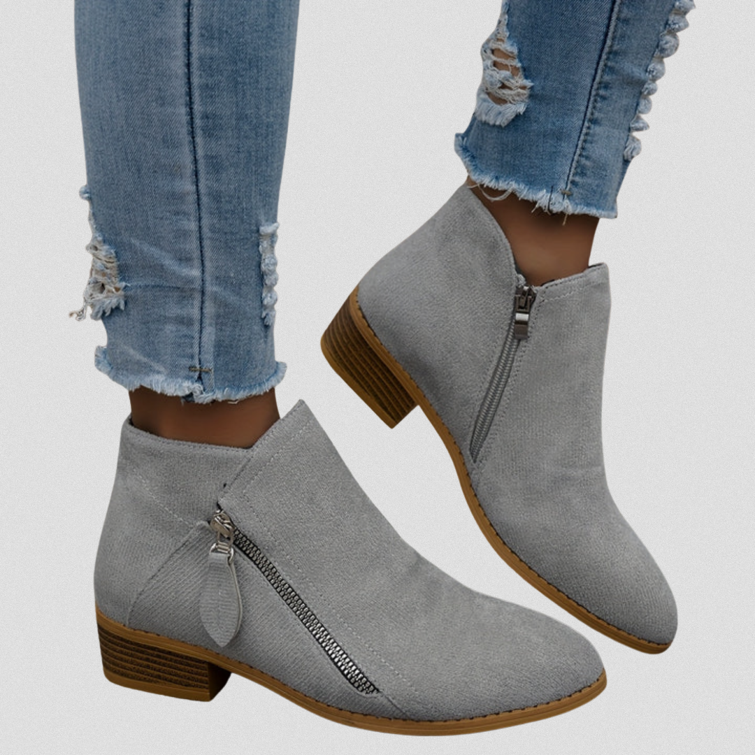 Ankle Boots with Side Zip