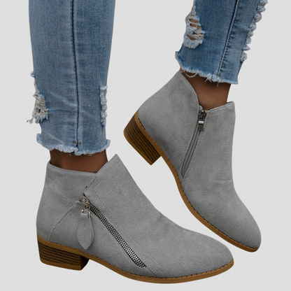 Ankle Boots with Side Zip