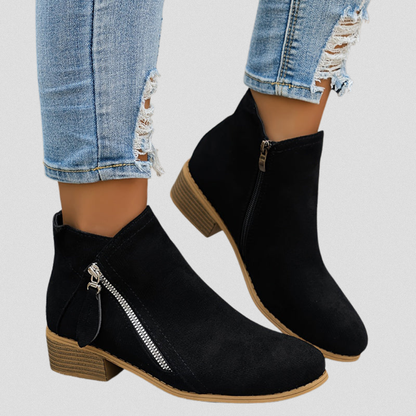 Ankle Boots with Side Zip