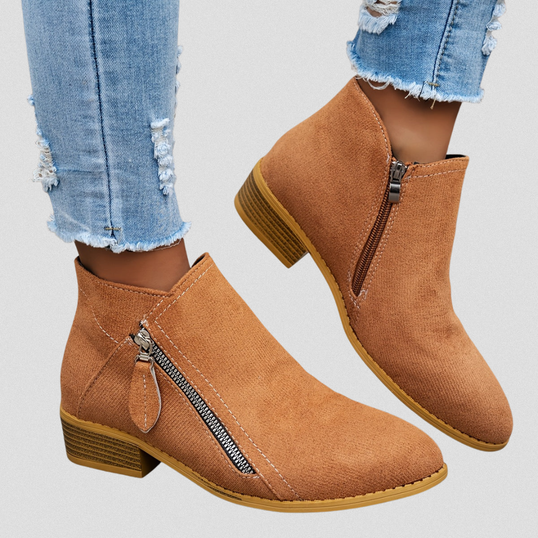 Ankle Boots with Side Zip