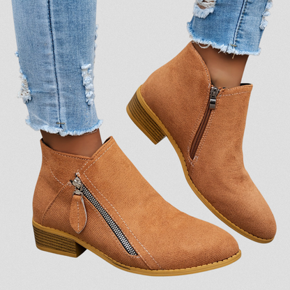 Ankle Boots with Side Zip