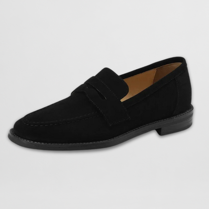 Suede Penny Loafers for Women