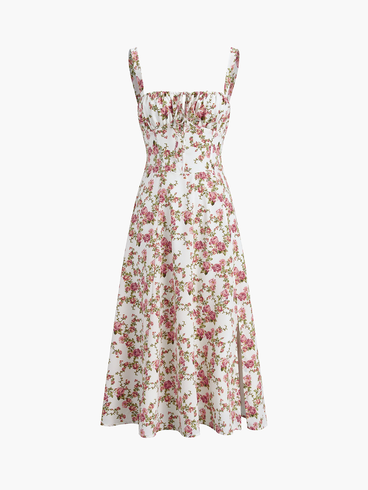 Rosebud Floral Midi Dress