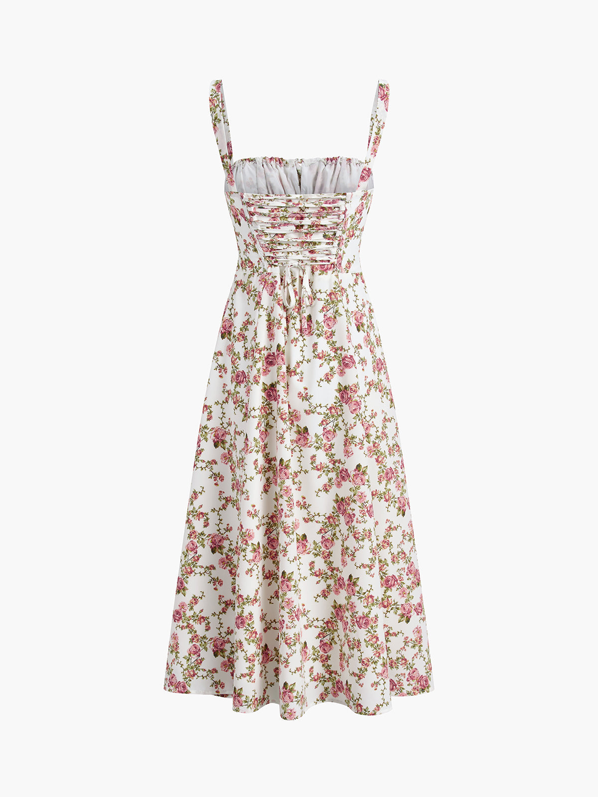 Rosebud Floral Midi Dress