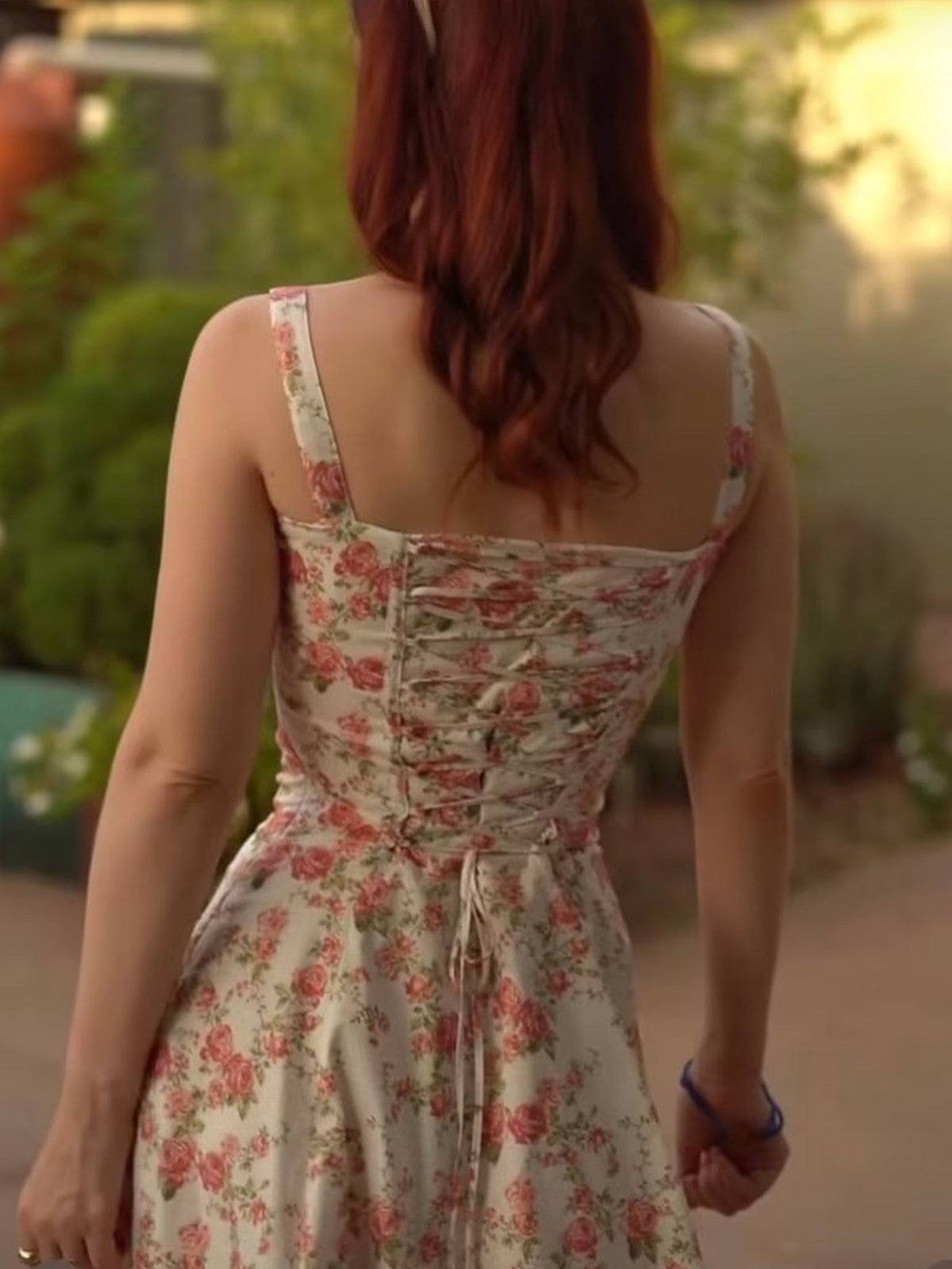 Rosebud Floral Midi Dress