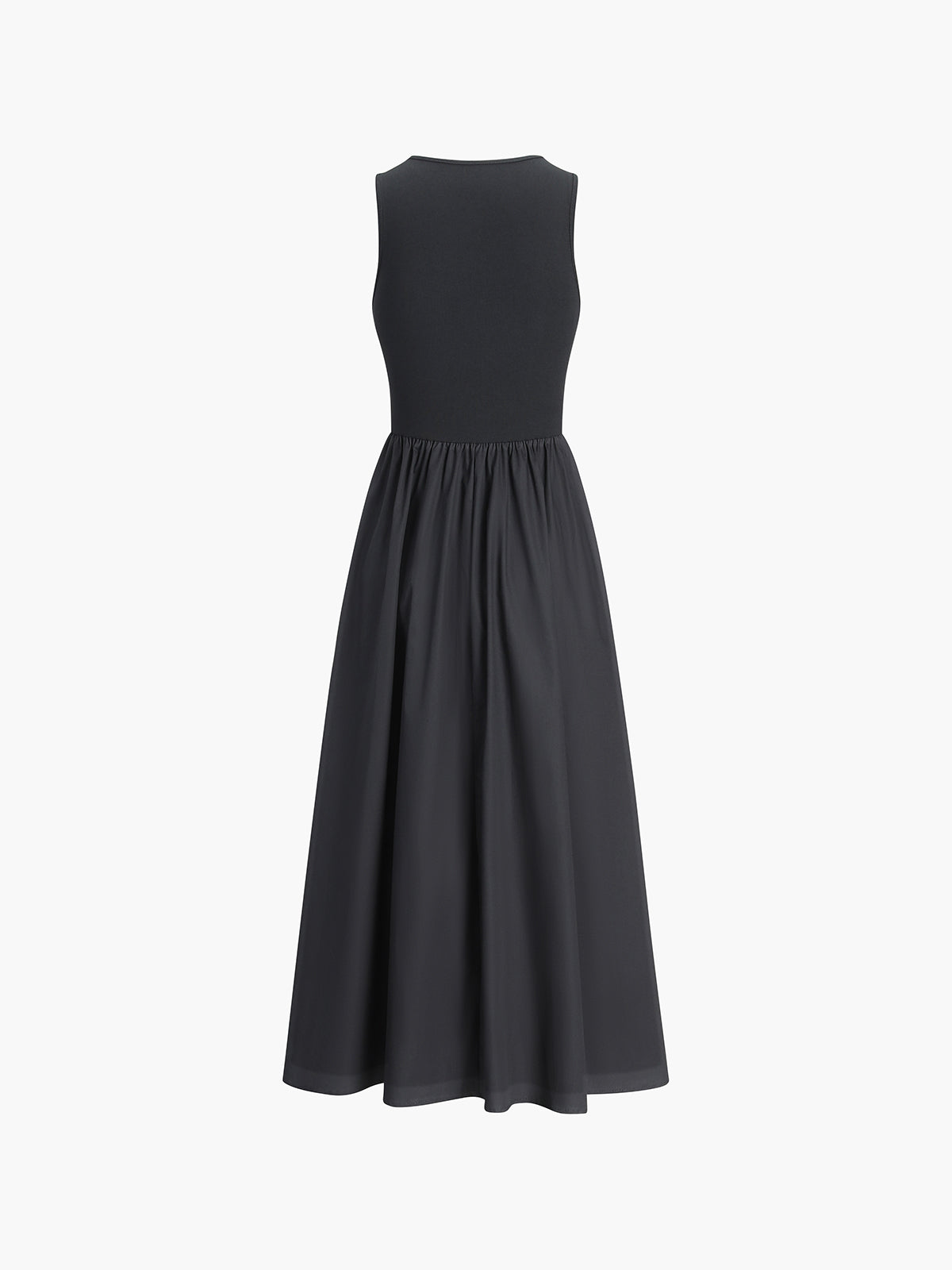 Crew Neck Maxi Dress Long Sleeve Casual Maxi Dress for Women