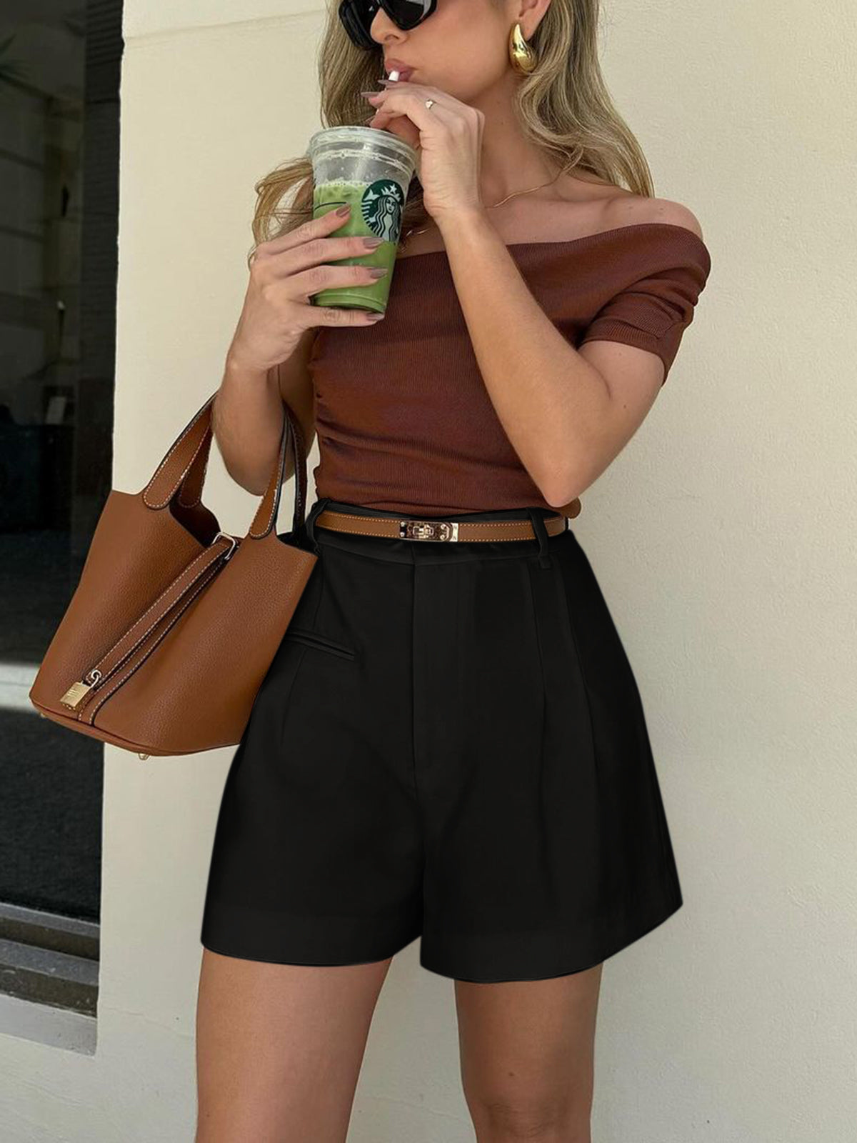 High-Waist Summer Shorts for Women