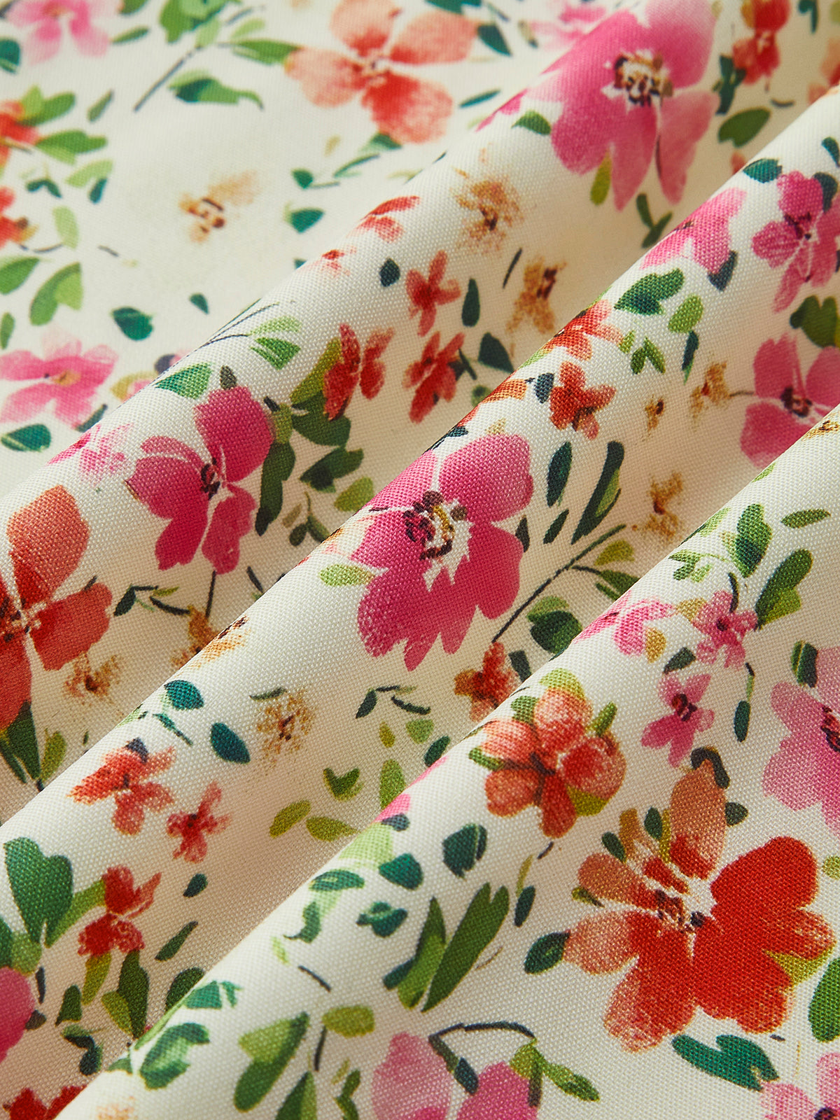 Floral Trim Cami Midi Dress