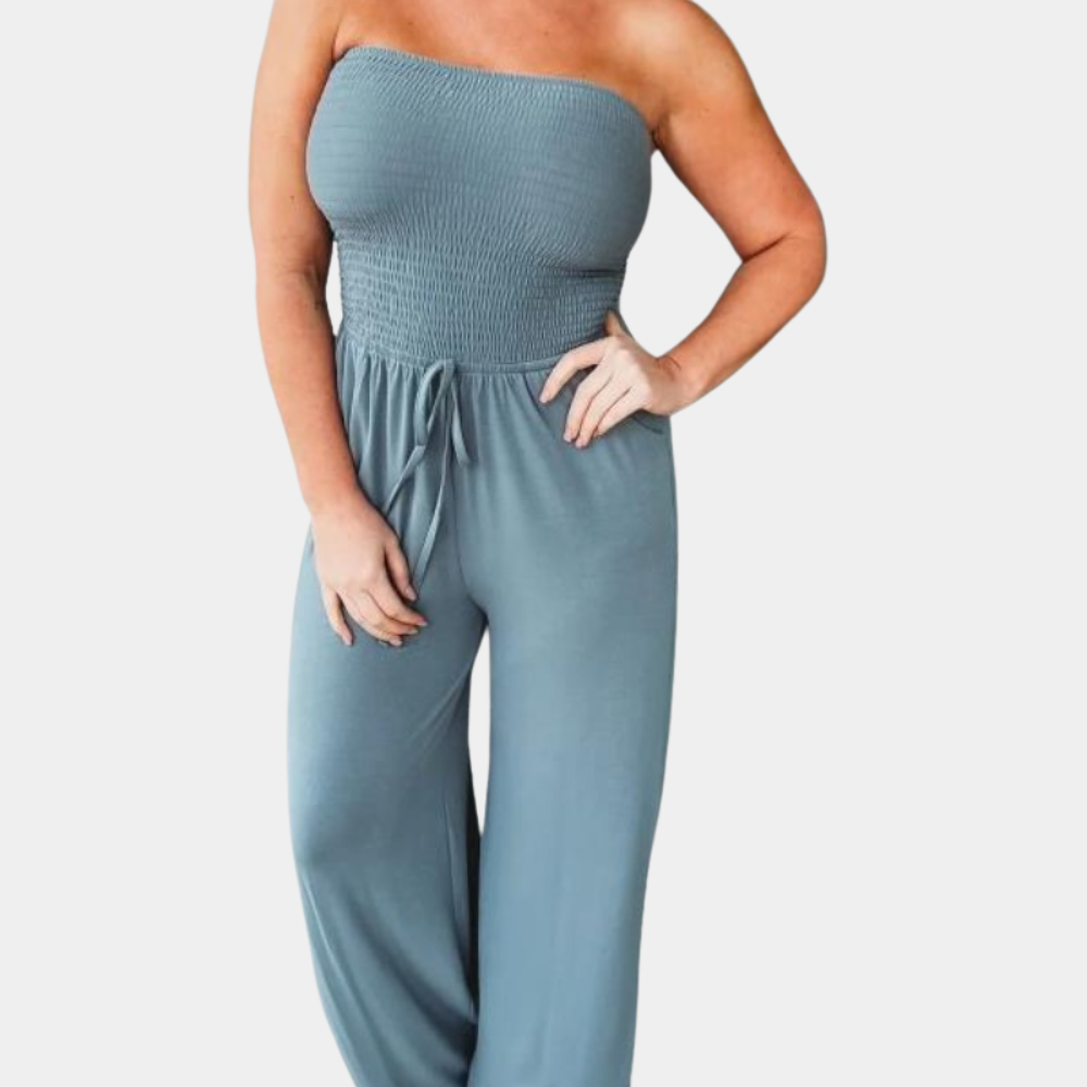 Casual Wide Leg Jumpsuit Relaxed Fit for Women