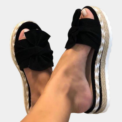 Bow Detail Strappy Sandals in Multiple Colours for Women