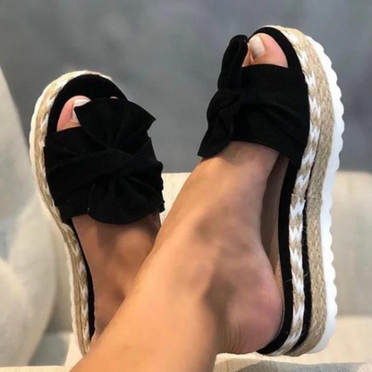 Bow Detail Strappy Sandals in Multiple Colours for Women