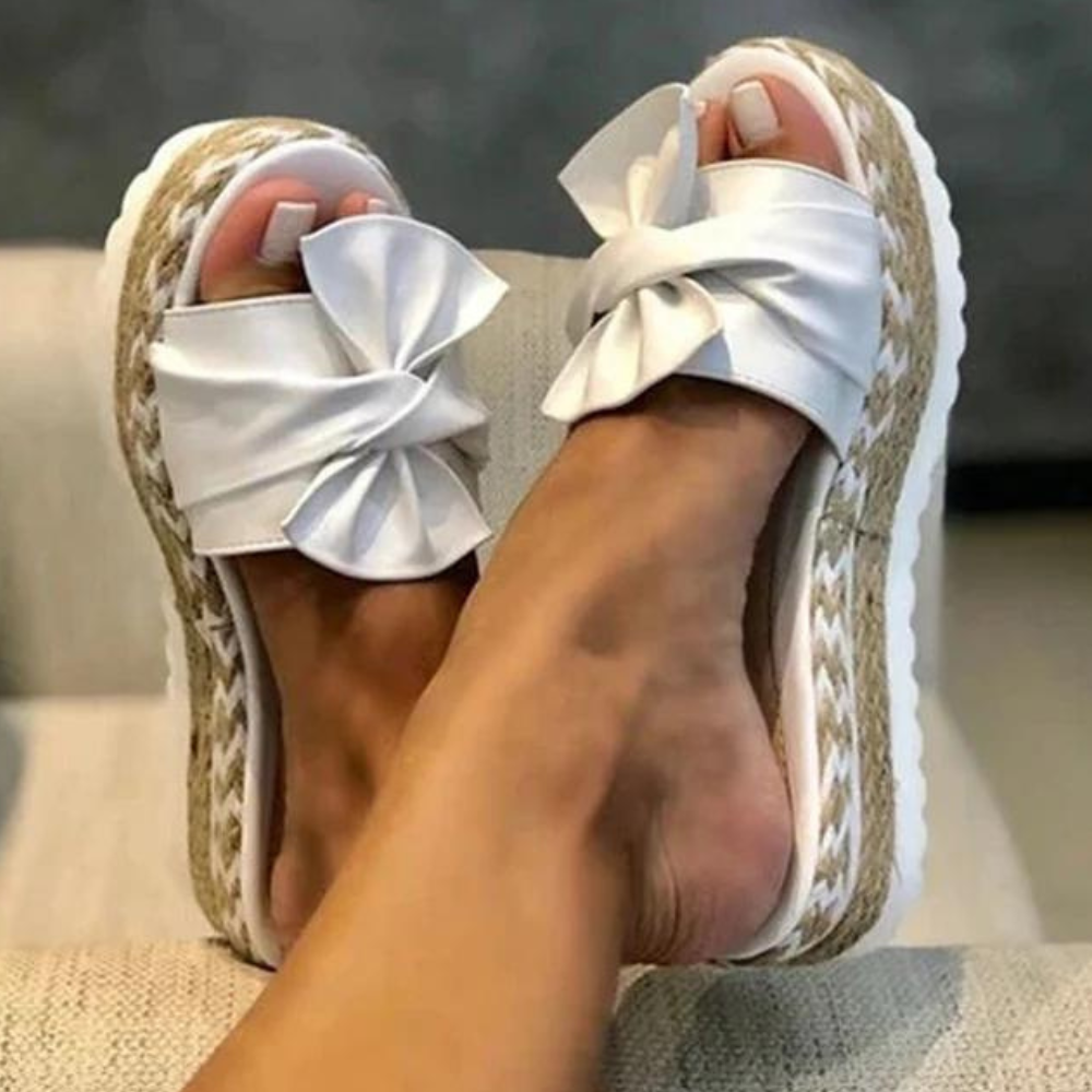 Bow Detail Strappy Sandals in Multiple Colours for Women