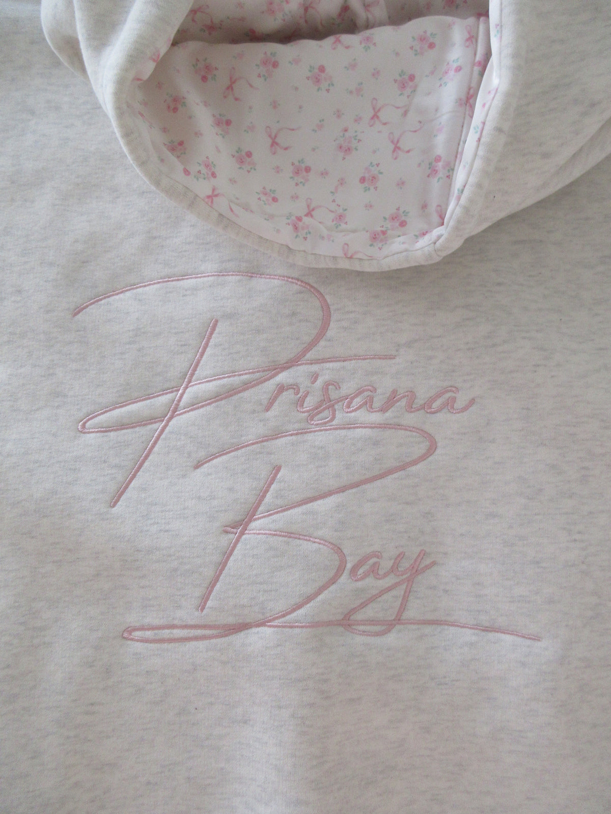 Bow Detail Oversized Hoodie