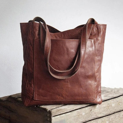 Vegan Leather Handbag with Spacious Interior for Women