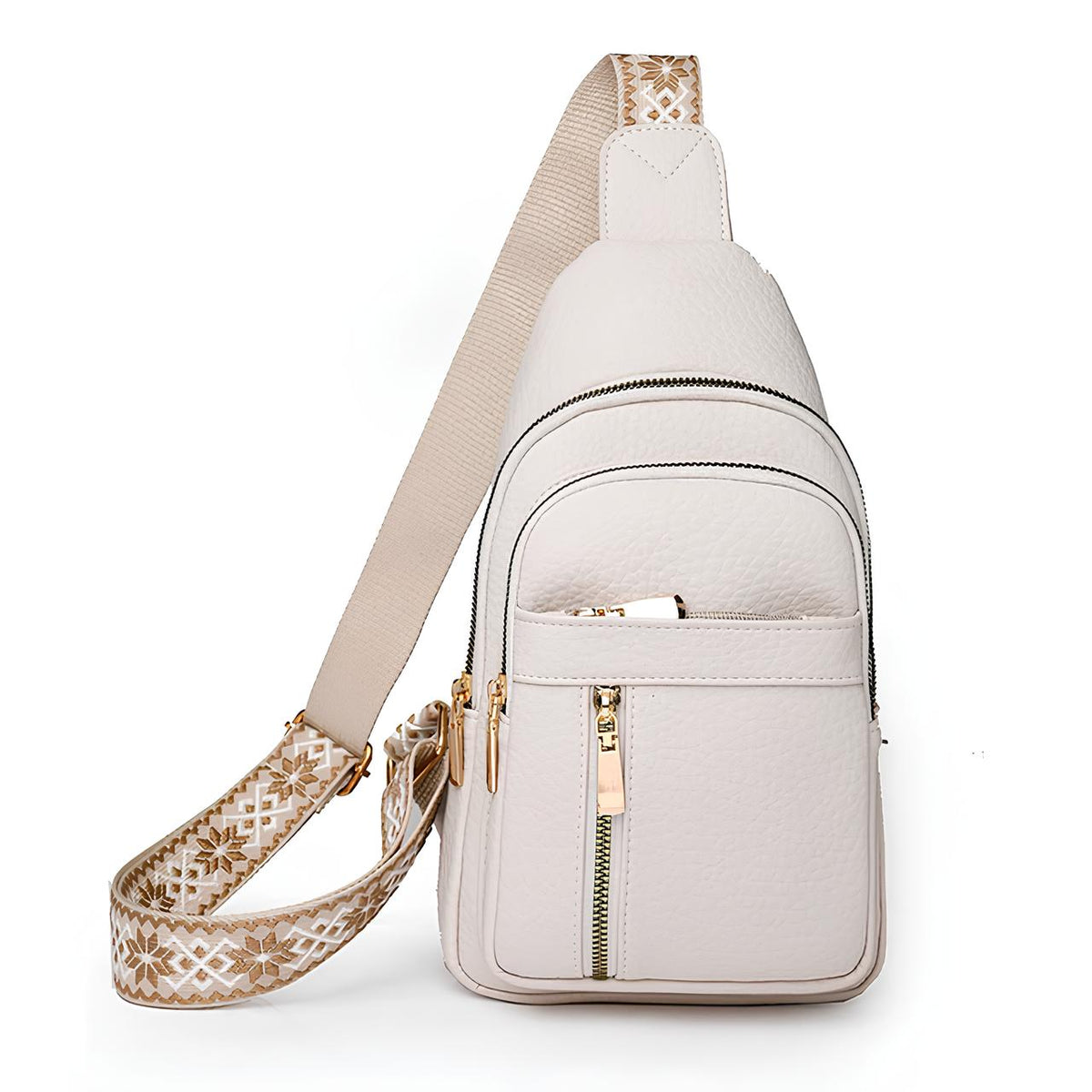 Crossbody Bag with Adjustable Strap and Multiple Compartments for women