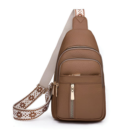 Crossbody Bag with Adjustable Strap and Multiple Compartments for women