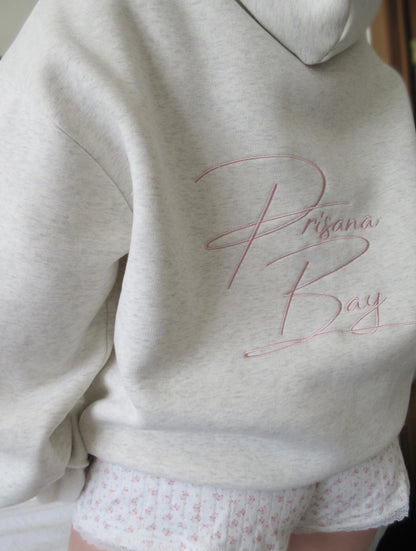Bow Detail Oversized Hoodie