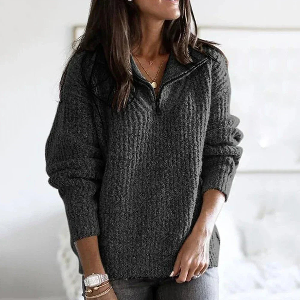 Half-Zip Pullover Sweater
