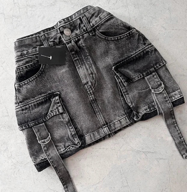 A-Line Denim Skirt for Women