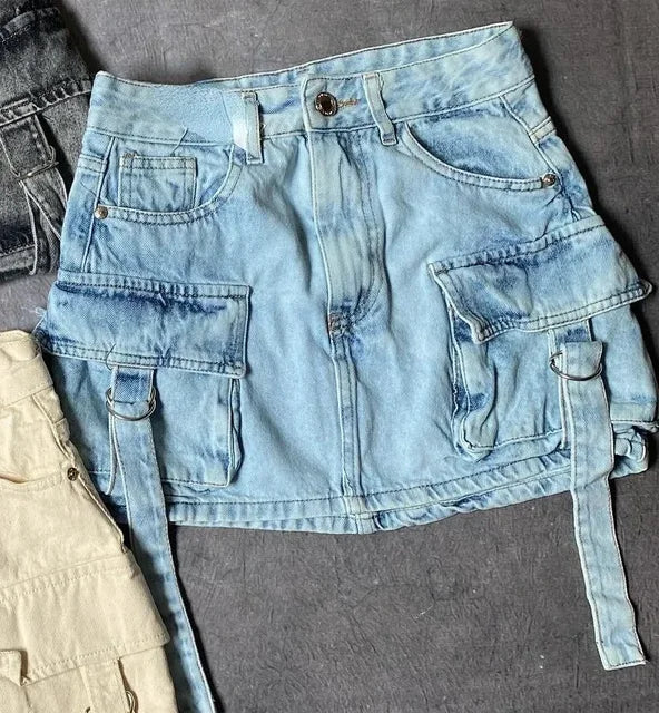 A-Line Denim Skirt for Women