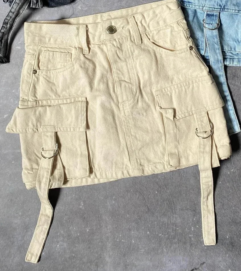A-Line Denim Skirt for Women