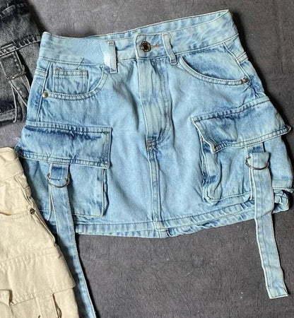 A-Line Denim Skirt for Women