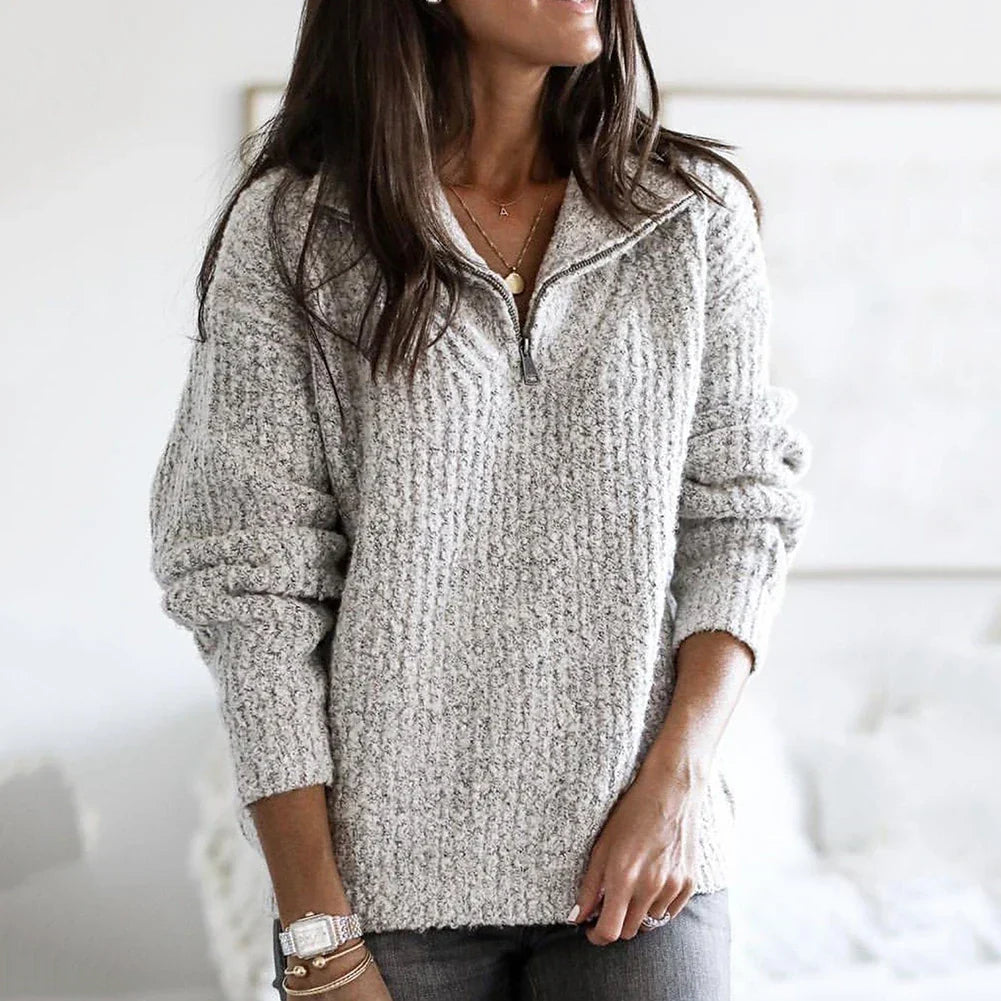 Half-Zip Pullover Sweater