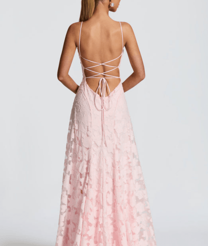 Floral Pattern Sleeveless Maxi Dress for Women