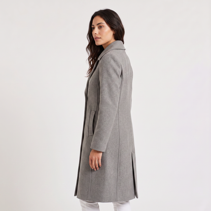 Women's Long Double-Breasted Coat
