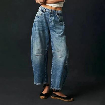 Wide Leg Trousers Baggy Fit High Waist for Women