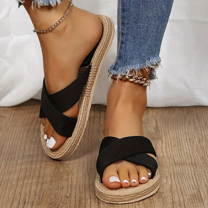 Cross-Band Summer Sandals for Women