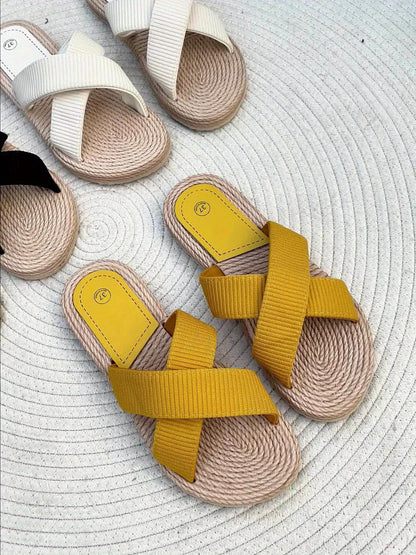 Cross-Band Summer Sandals for Women