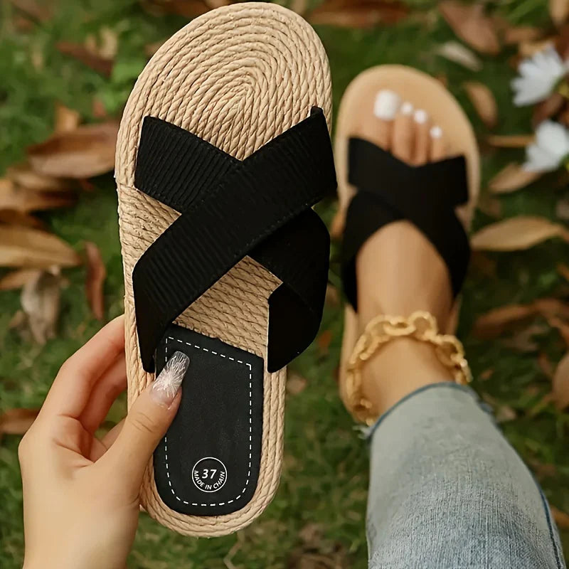 Cross-Band Summer Sandals for Women