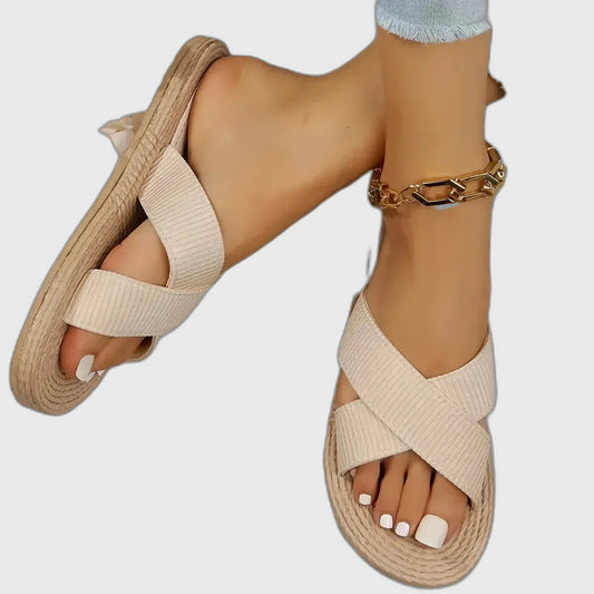Cross-Band Summer Sandals for Women