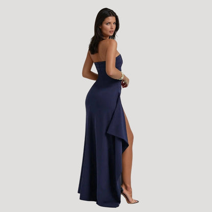 Full-Length Strapless Maxi Dress for Women