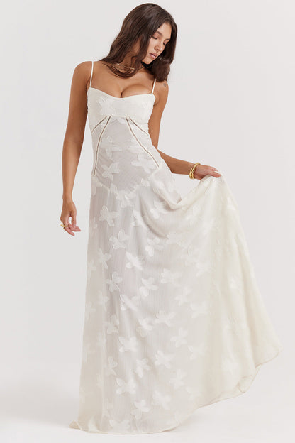 Full-Length Spaghetti Strap Maxi Dress for Women