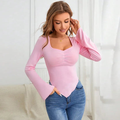 Fitted Long Sleeve Top for Women