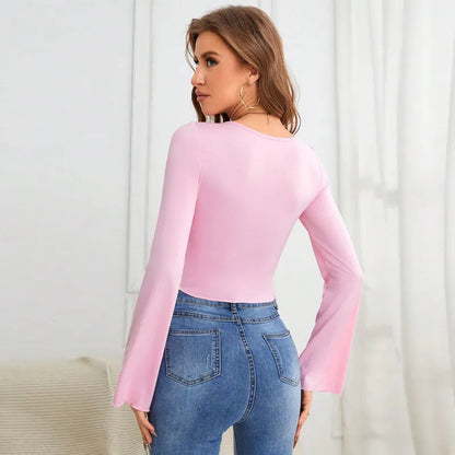 Fitted Long Sleeve Top for Women